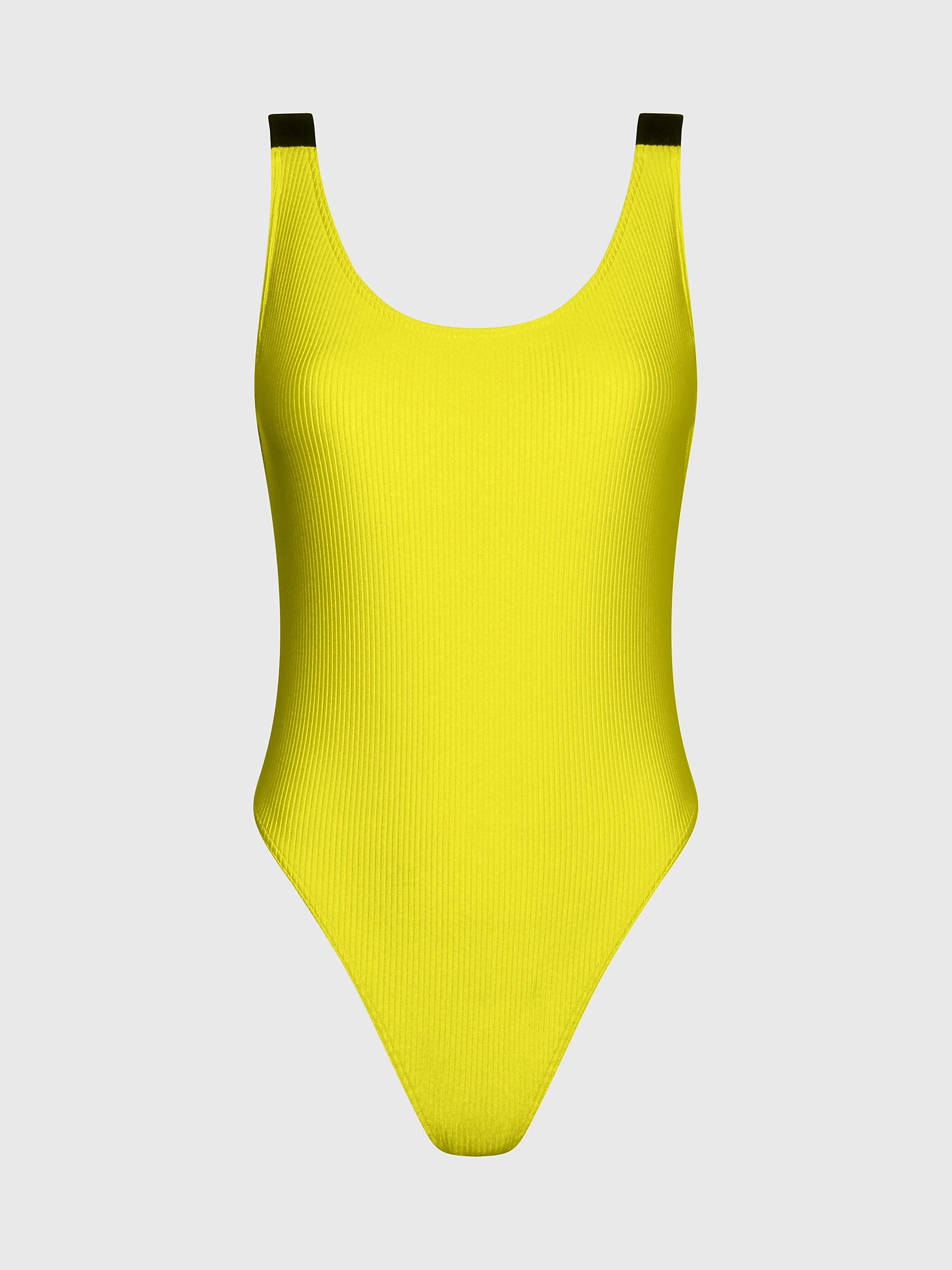 CALVIN KLEIN jednodielne plavky  KWOKW01996 LRF farba žltá