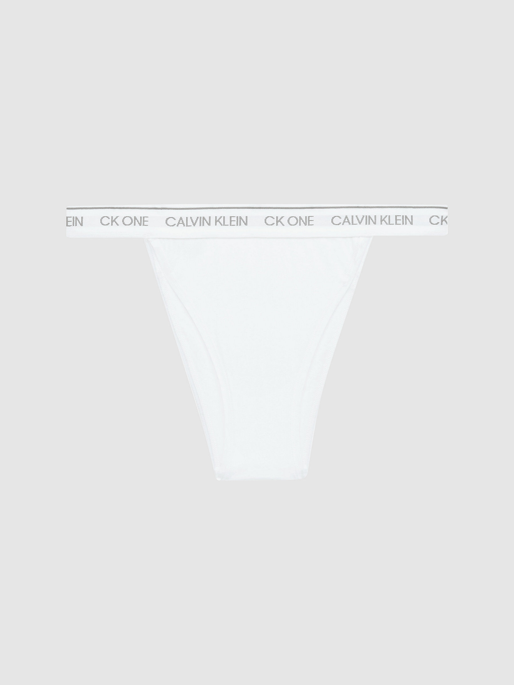 CK ONE CALVIN KLEIN brazilkové nohavičky  QF5834E 100 farba biela