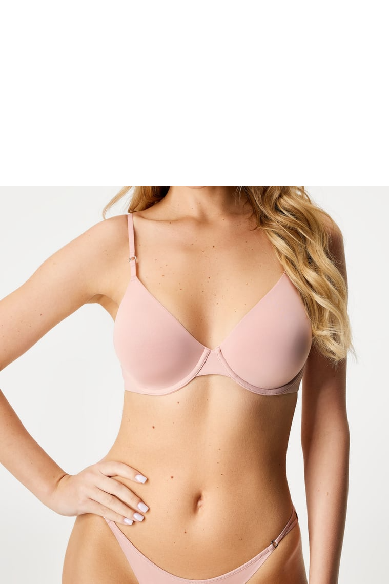 CALVIN KLEIN podprsenka QF7290E farba pudrová