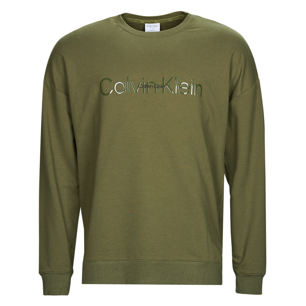 CALVIN KLEIN -pánska mikina NM2352  OST farba zelená