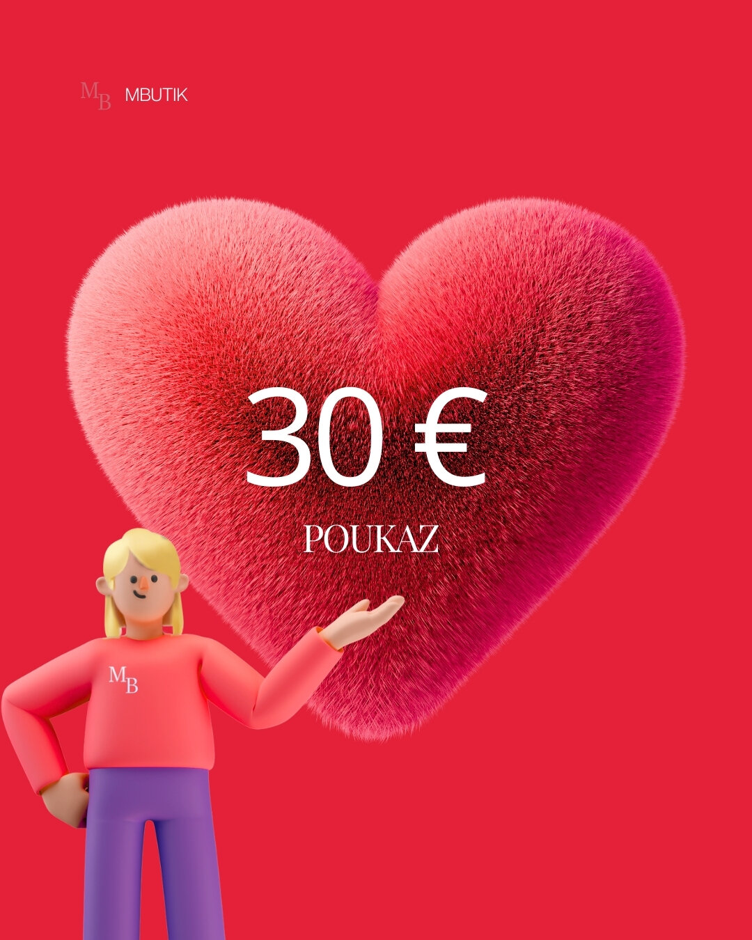 Darčeková poukážka v hodnote  30€