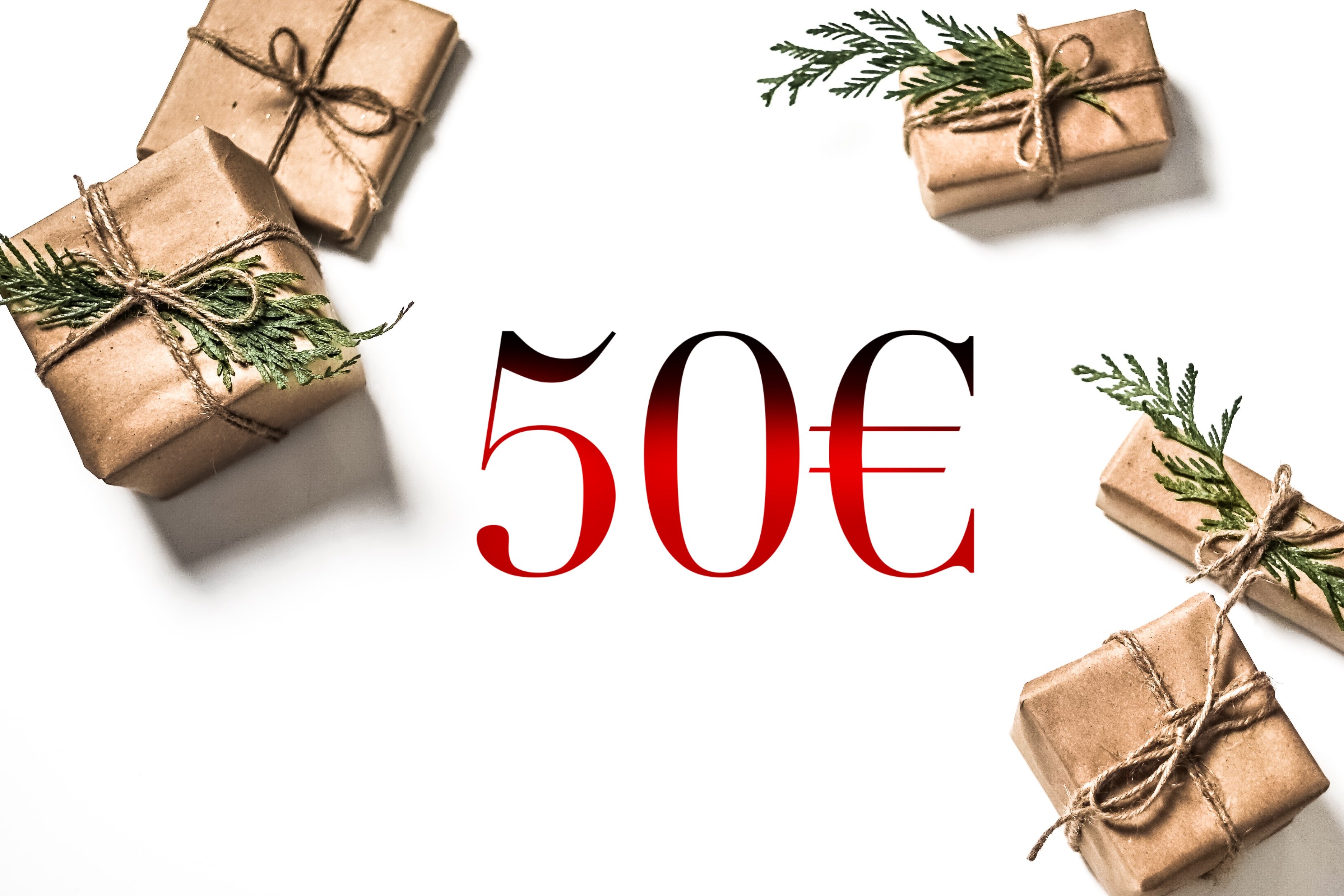 Darčeková poukážka v hodnote  50€