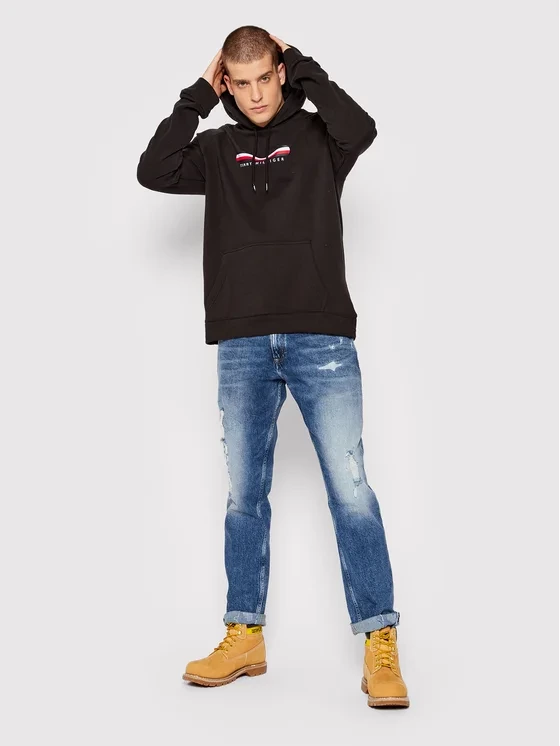 Tommy Hilfiger - pánska mikina UM0UM02385  BDS farba čierna