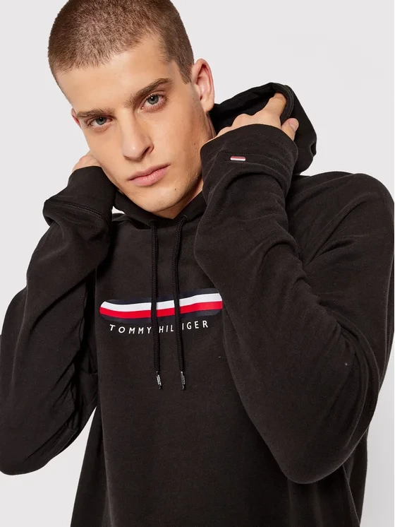 Tommy Hilfiger - pánska mikina UM0UM02385  BDS farba čierna