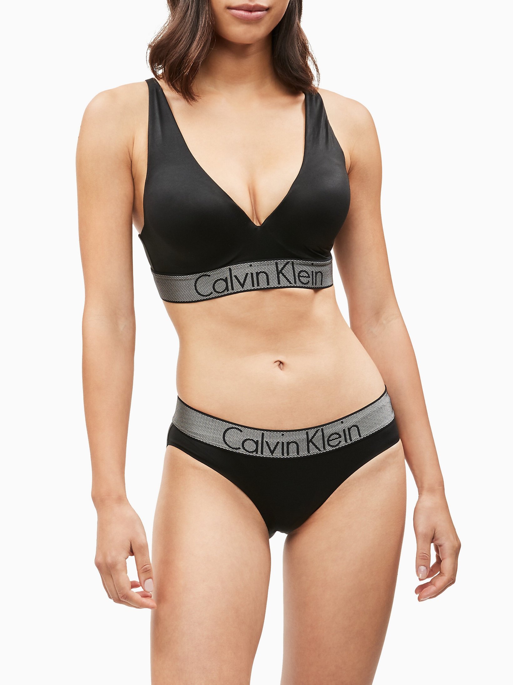 CALVIN KLEIN čierne tanga QF4054E