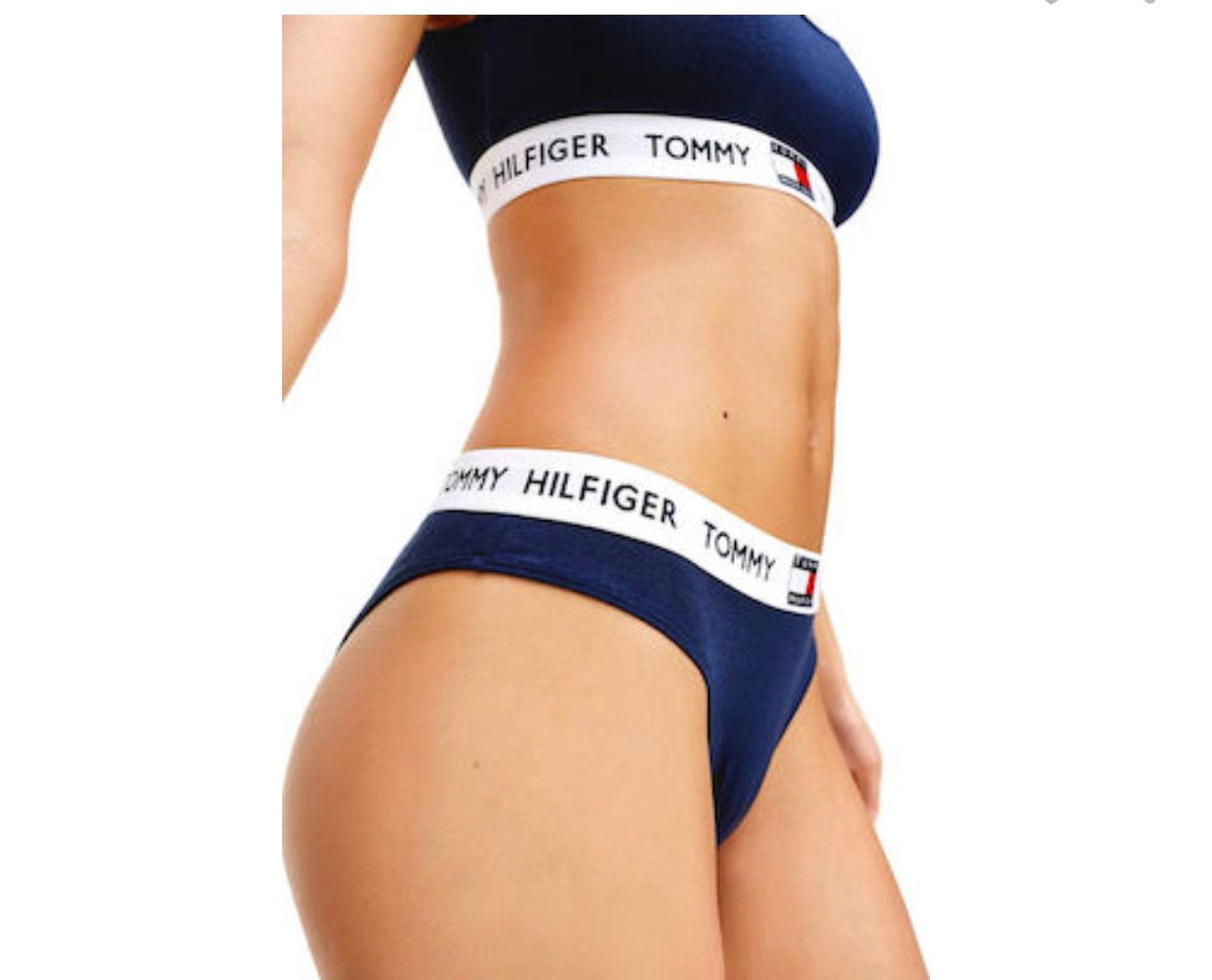 TOMMY HILFIGER nohavičky UWOUW02193 CHS farba modrá