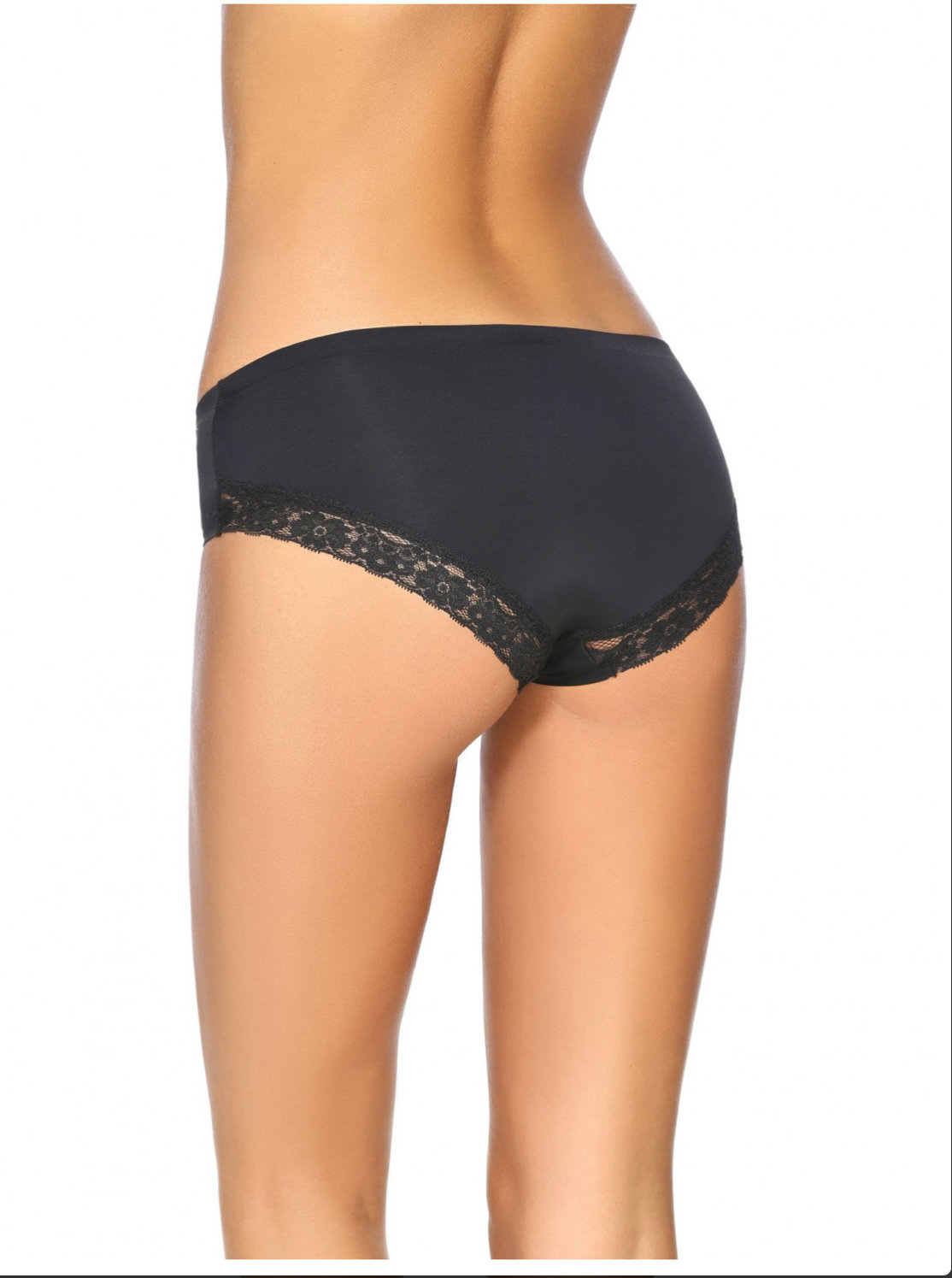 SASSA MODE bezšvové nohavičky  6562 farba čierna