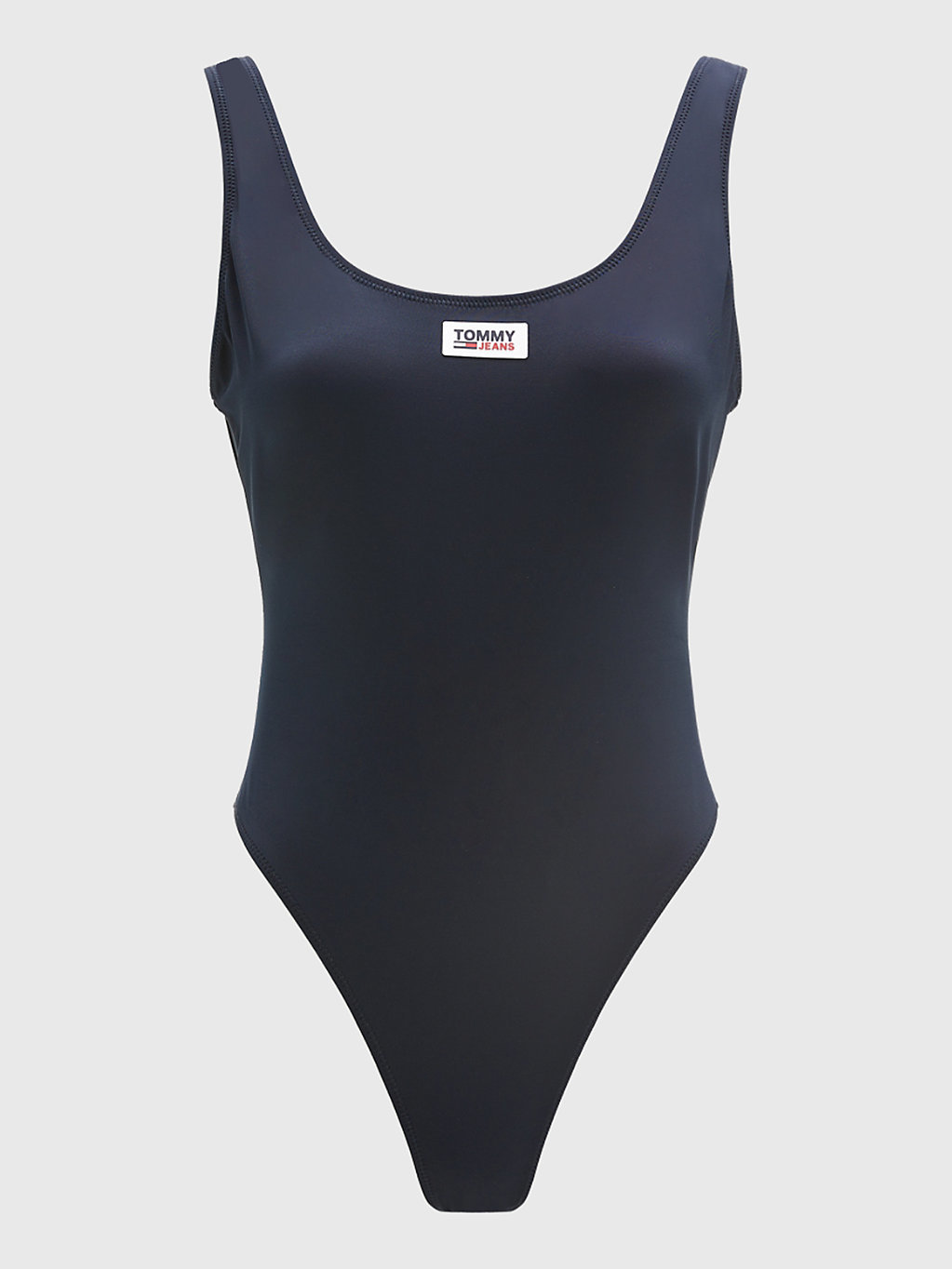 TOMMY HILFIGER jednodielne plavky UWOUW03430 DW5 farba tmovomodrá