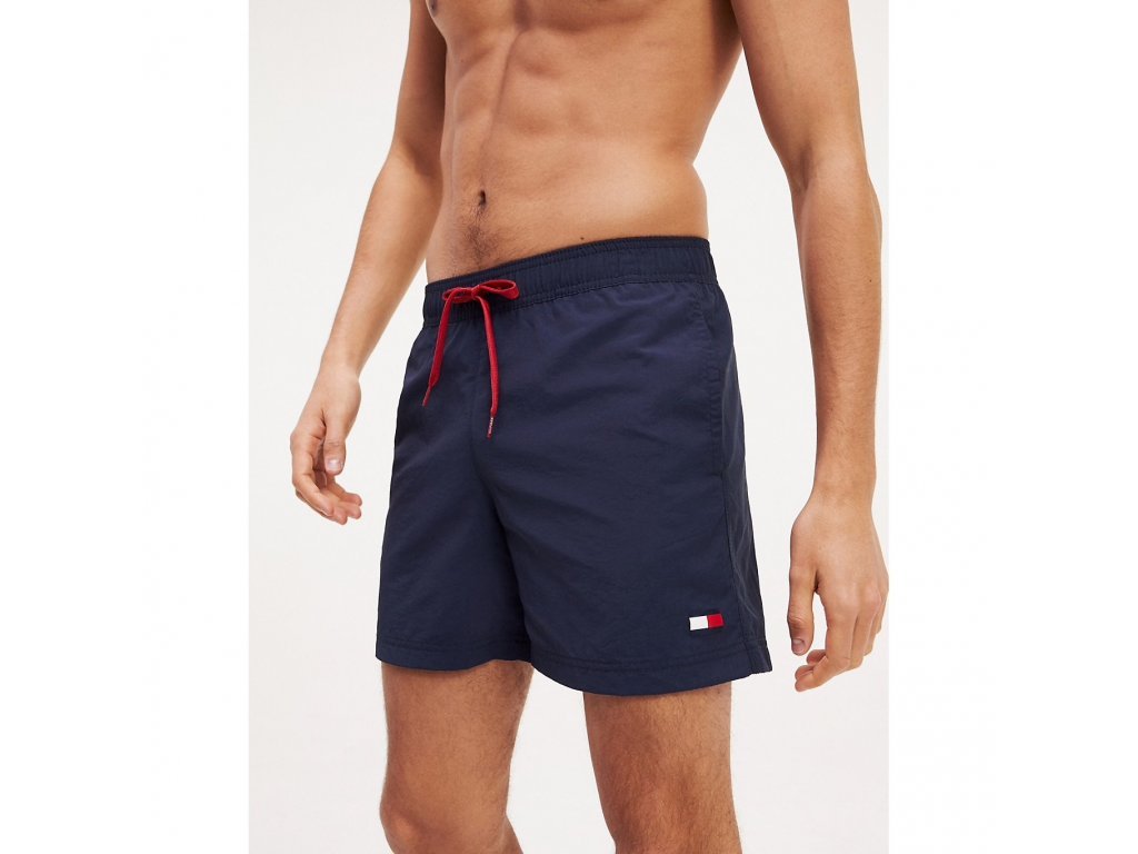 TOMMY HILFIGER - pánske  plavky UMOUM01080 modrá