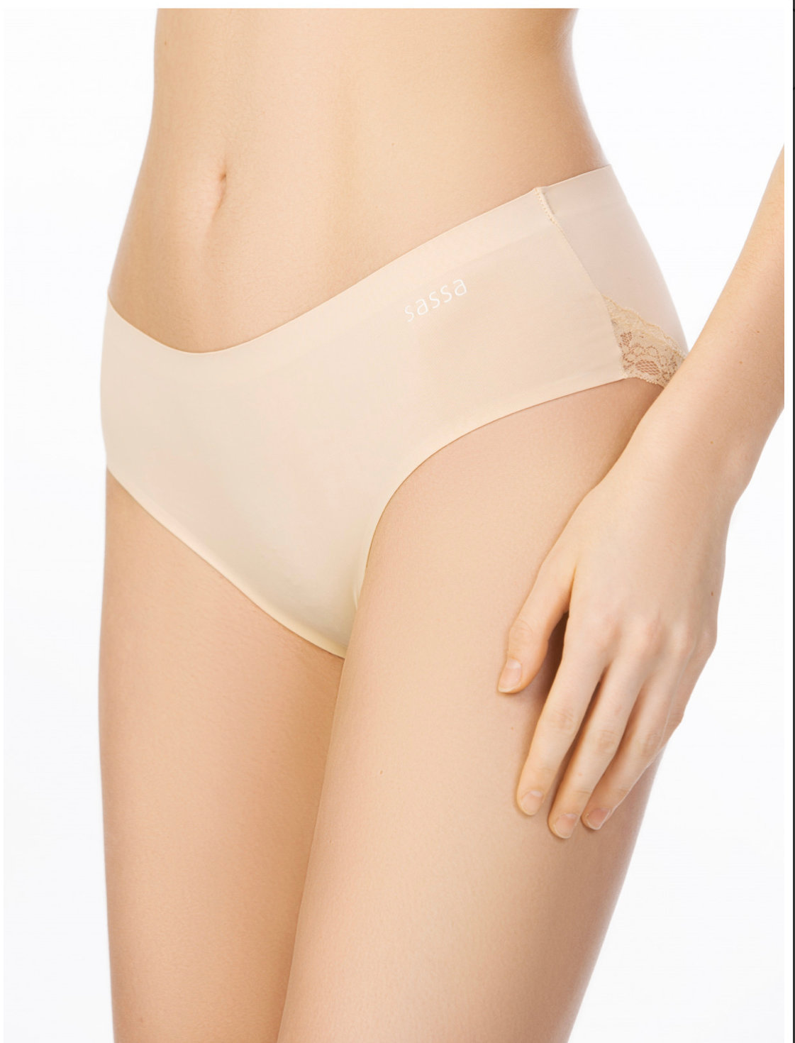 SASSA MODE bezšvové nohavičky  6562 farba telová