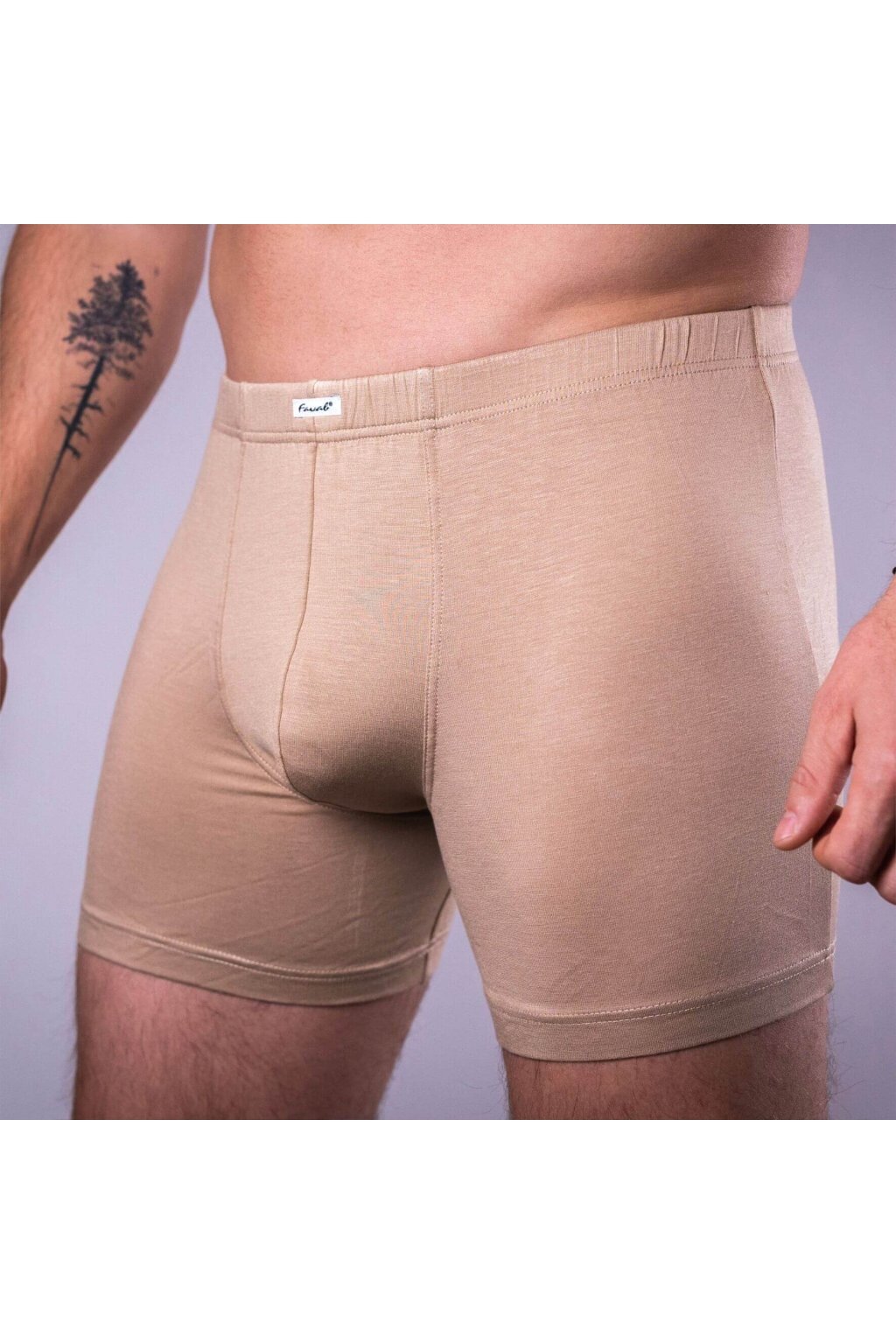 FAVAB -pánske boxerky ANDYM 77 farba telová