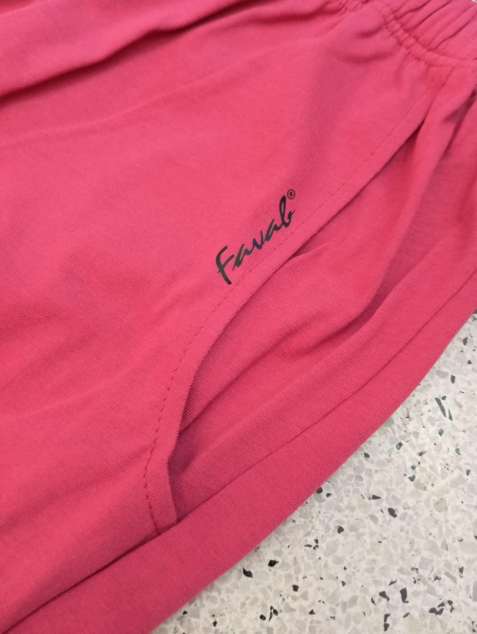 FAVAB pánske kraťasy farba bordo