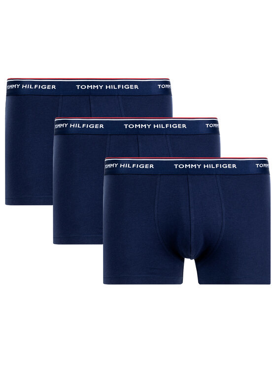 Tommy hilfiger - boxerky 3PACK 1 U87903842 904 tmavomodrá