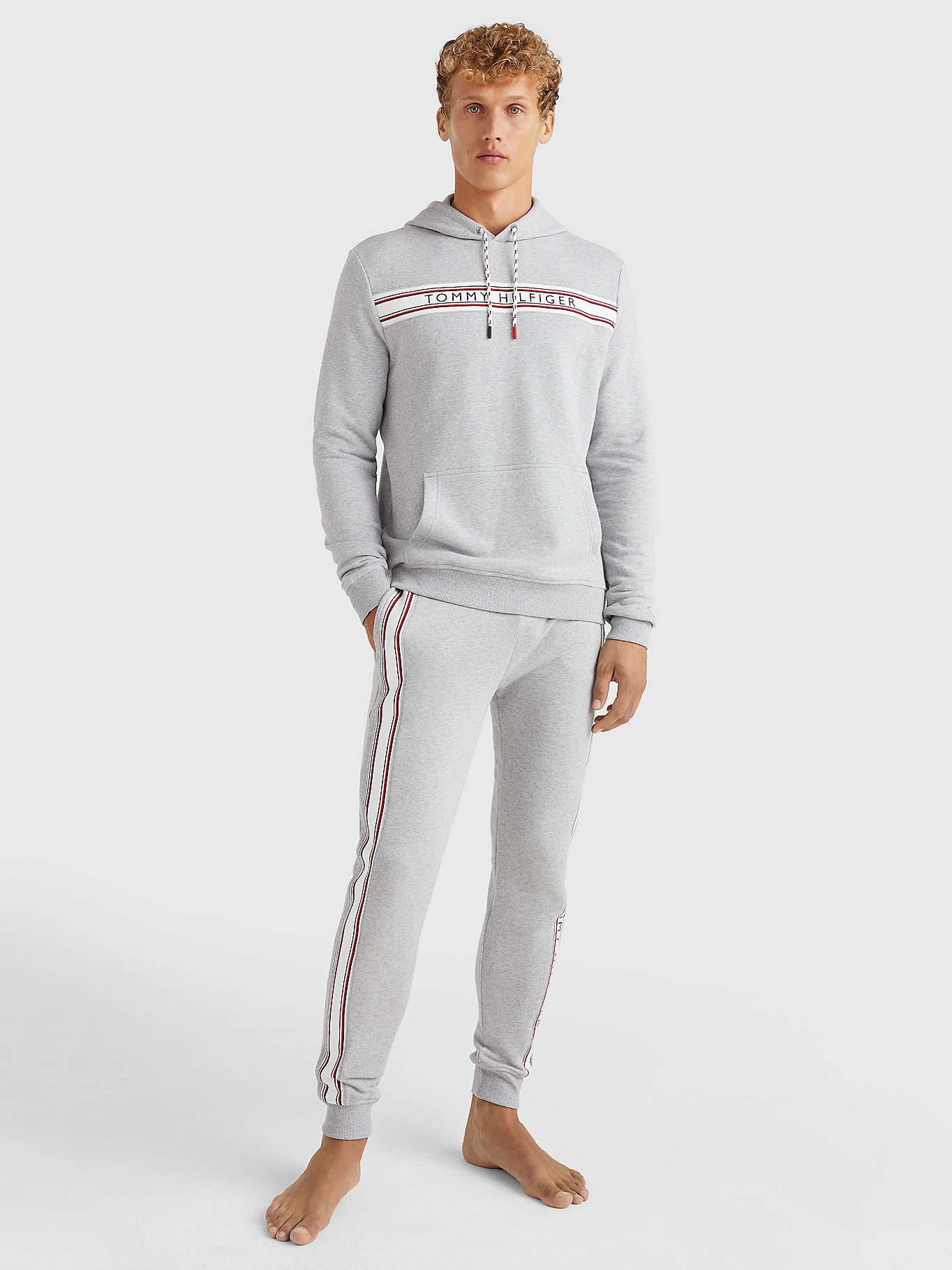 Tommy Hilfiger - pánska mikina UM0UM02427 P61 farba sivá