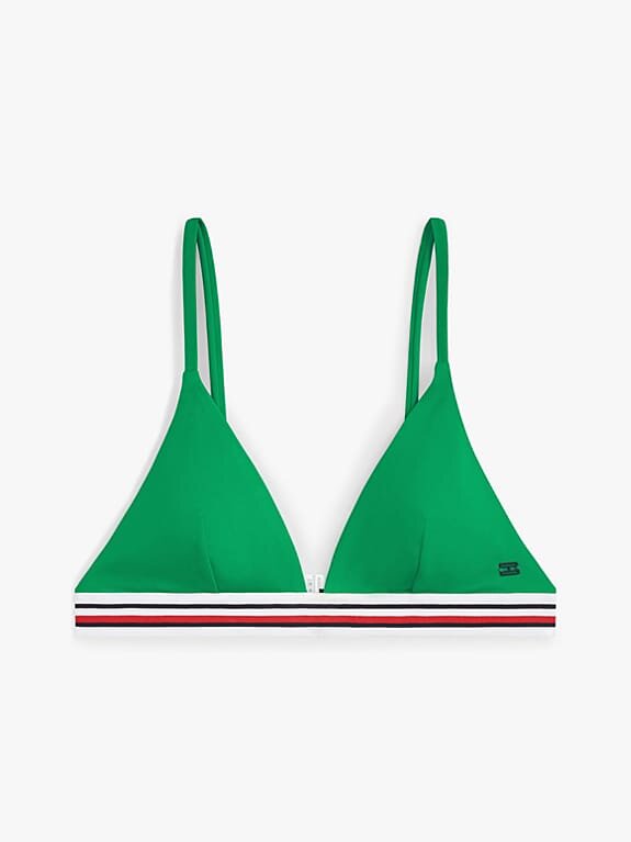 TOMMY HILFIGER dámske plavky UWOUW06350+6354  MS3 farba zelena