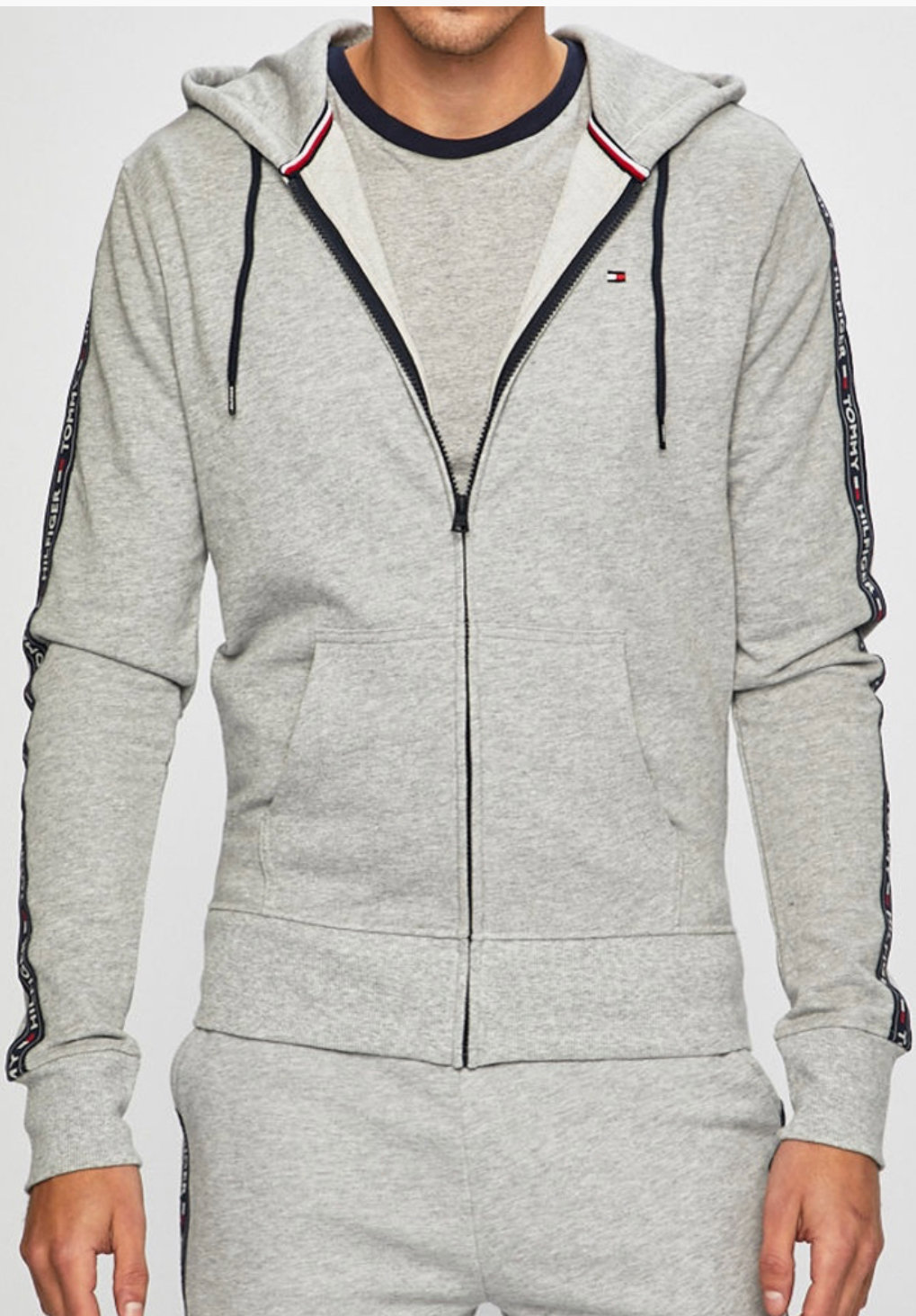 Tommy hilfiger - mikina UM0UM00708 004 sivá