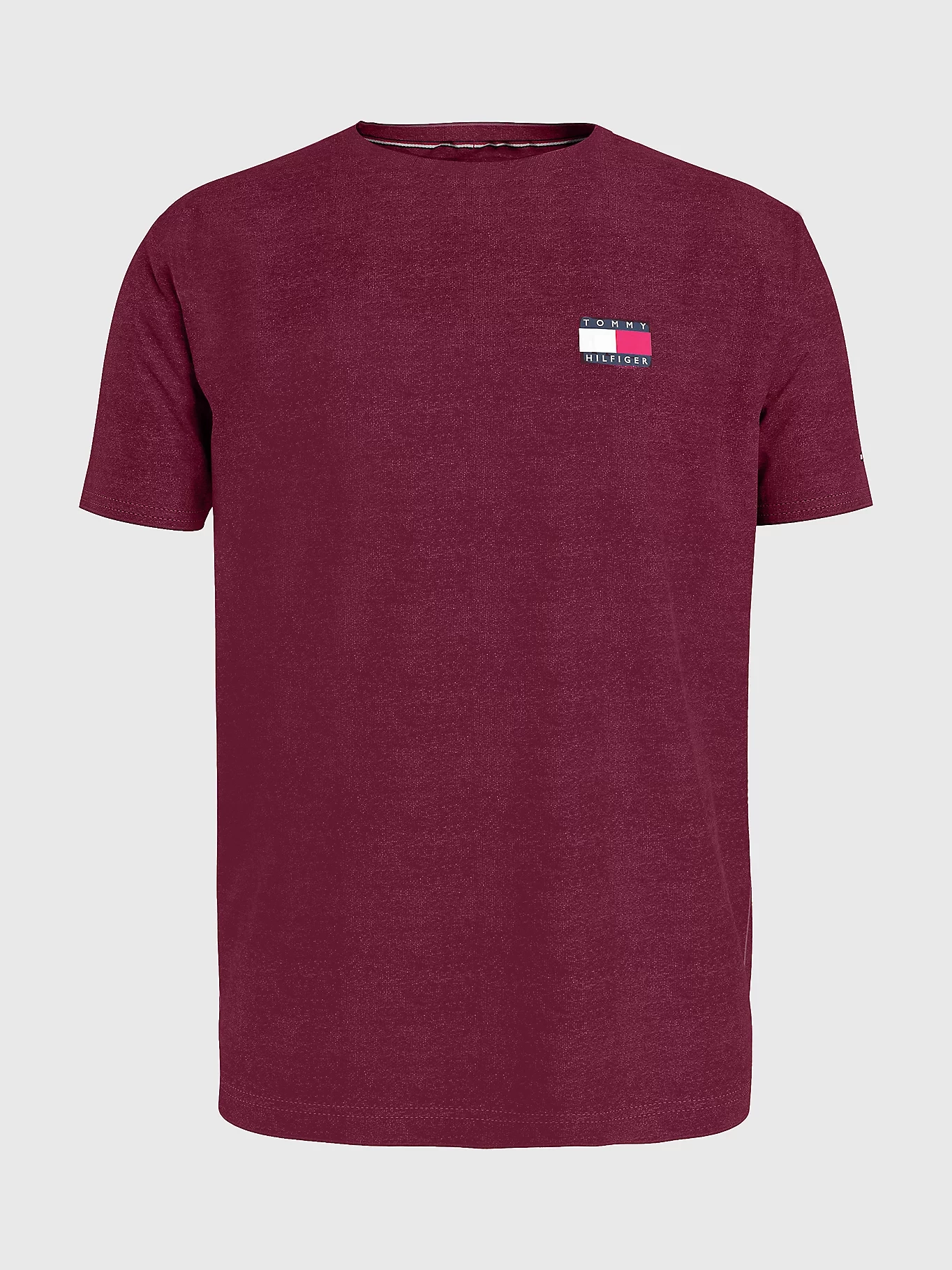 TOMMY HILFIGER - tričko UM0UM02704 VWN farba bordo
