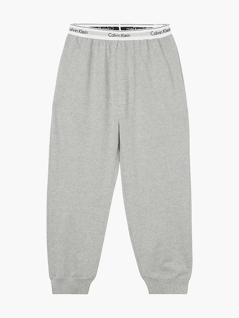 CALVIN KLEIN teplákové nohavice NM 2302E P74 farba svetlo sivá