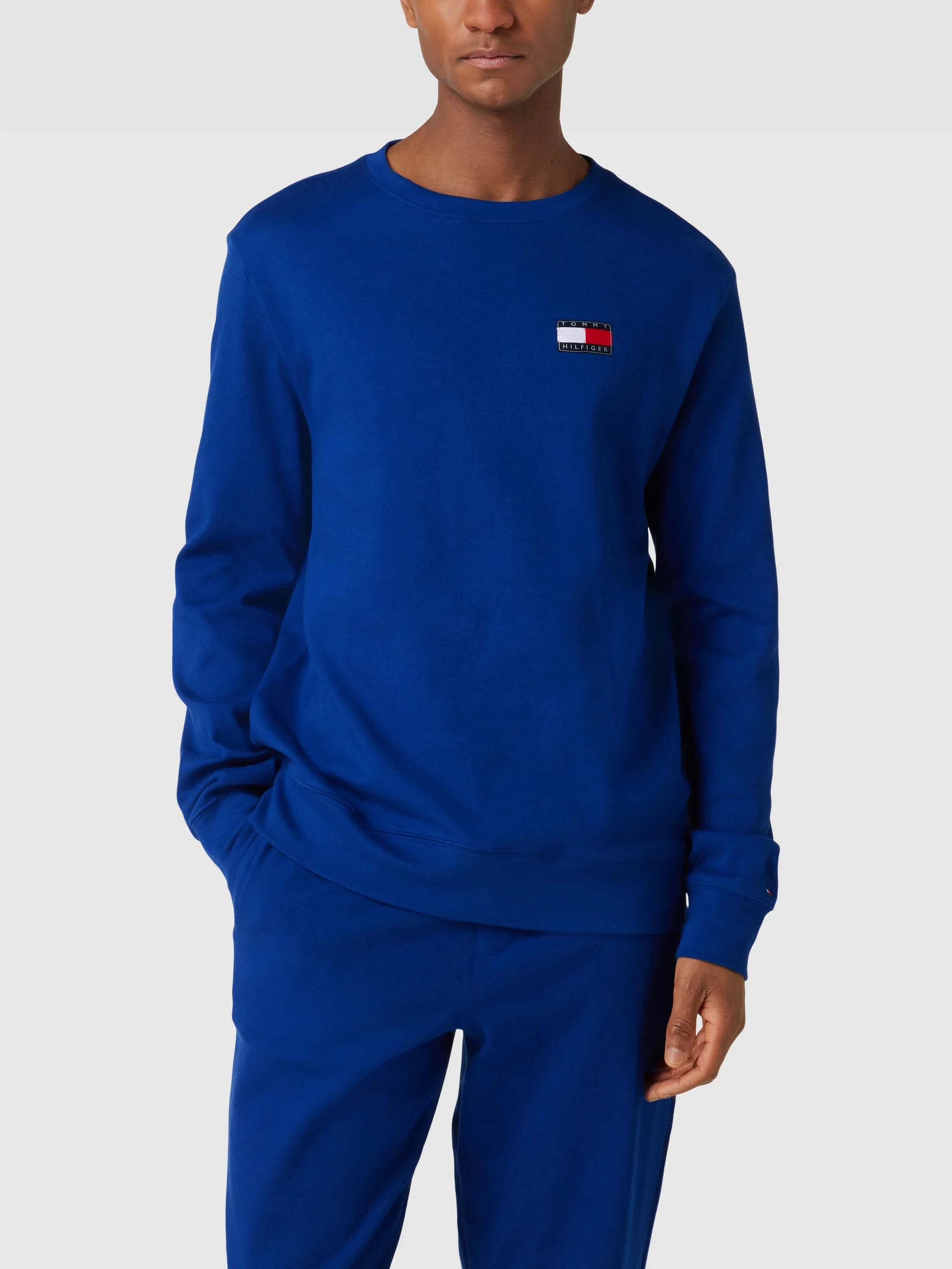 Tommy Hilfiger - pánska mikina UM0UM02626 LWK modrá