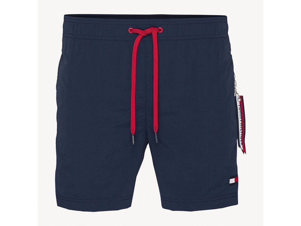 TOMMY HILFIGER - pánske  plavky UMOUM01080 modrá