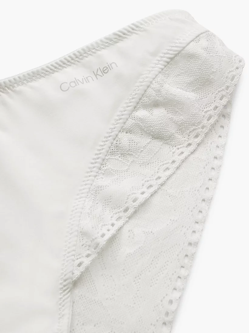 CALVIN KLEIN  nohavičky QF6942E 101 farba smotanová