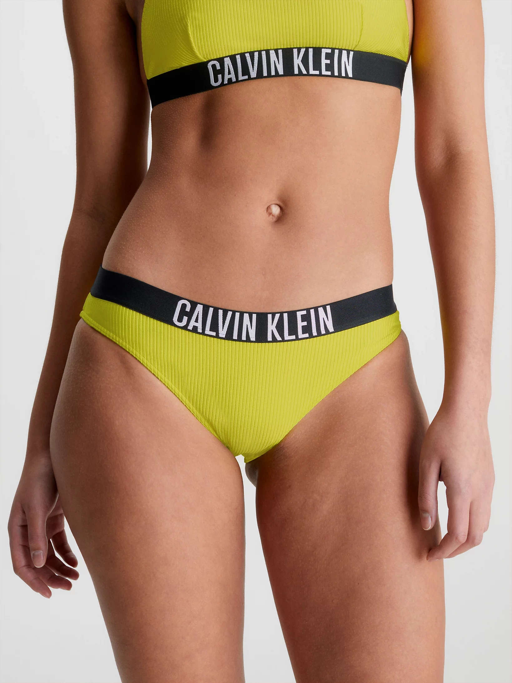 CALVIN KLEIN  spodný diel nohavičky KW0KW01986  LRF farba žltá