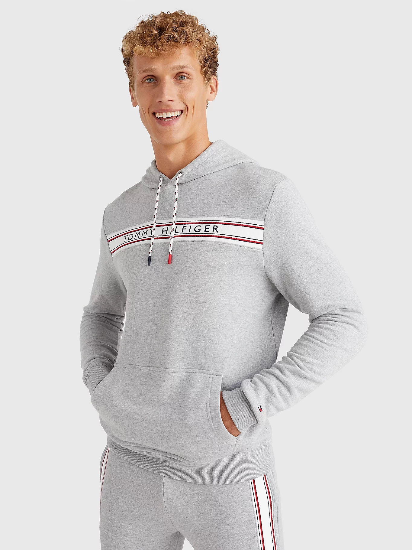 Tommy Hilfiger - pánska mikina UM0UM02427 P61 farba sivá