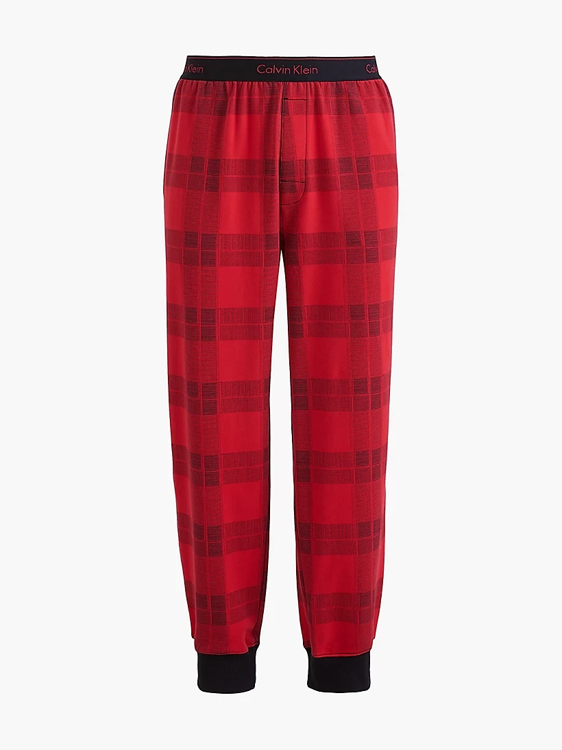 CALVIN KLEIN nohavice NM 2380  5VN farba červená