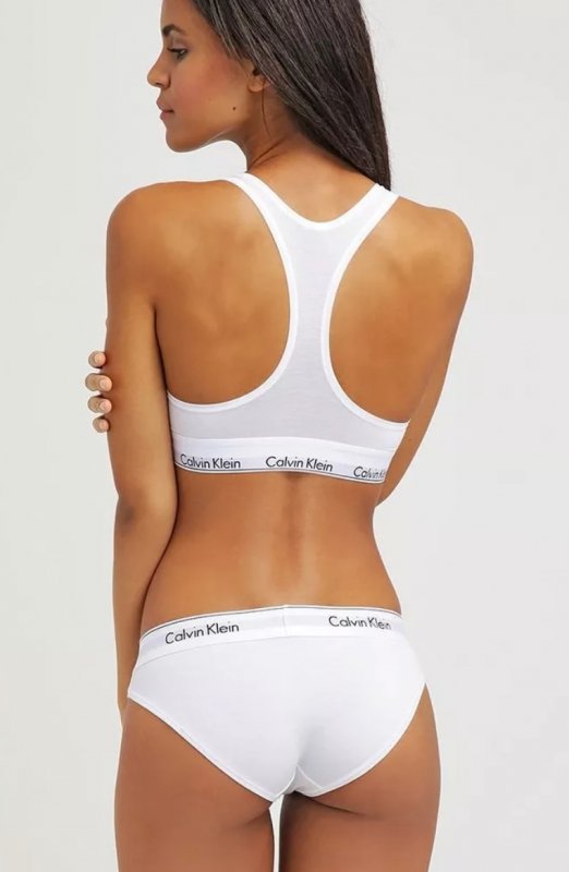 CALVIN KLEIN bikini nohavičky F3787E+QF8520 100 farba biele