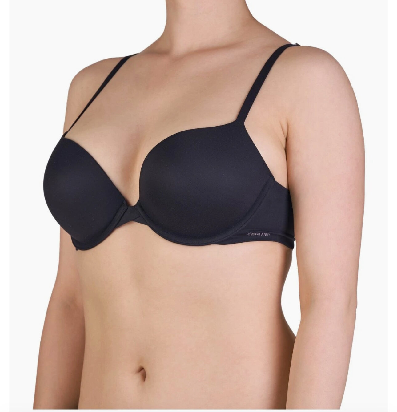 CALVIN KLEIN podprsenka push-up QF7315  UB1 farba čierna