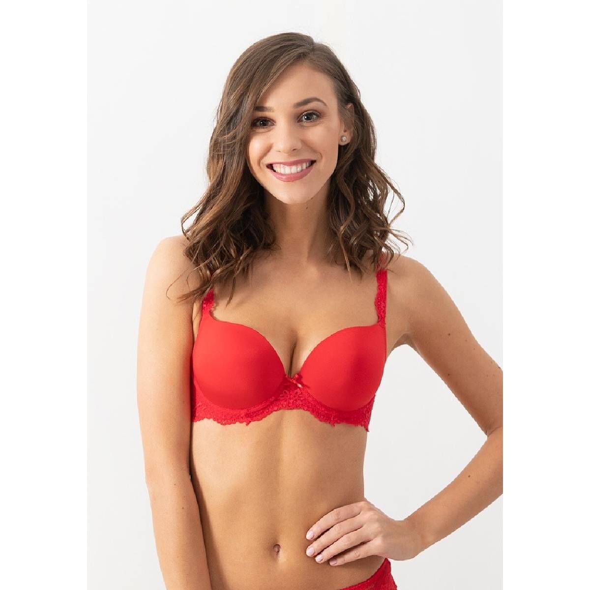 LINGADORE  push-up podprsenka 1400- 3 farba červená