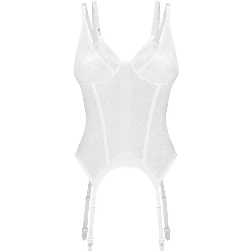 OBSESIVE košielka ARROWEL WHITE CHEMISE farba biela