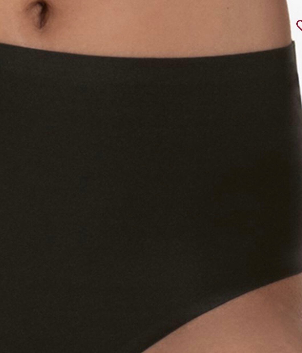 ANITA bezšvové tanga 1334 001 farba čierna