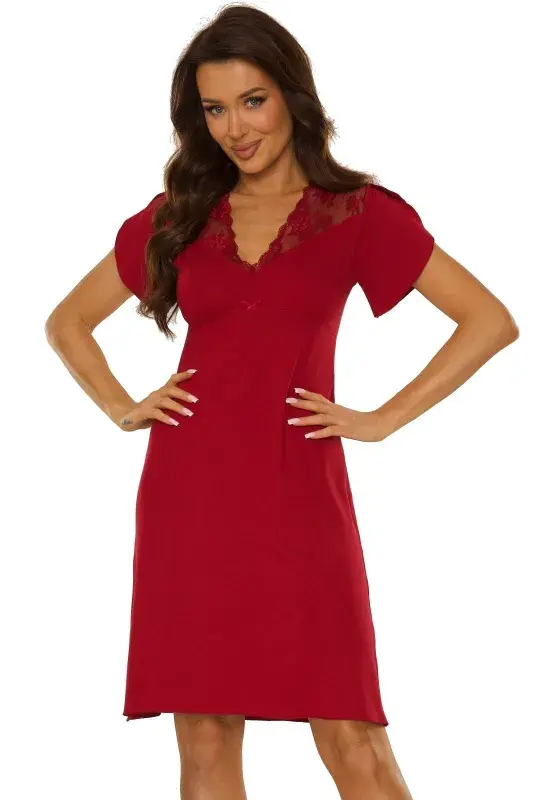 DE LAFENSE nočná košielka 754 farba bordo