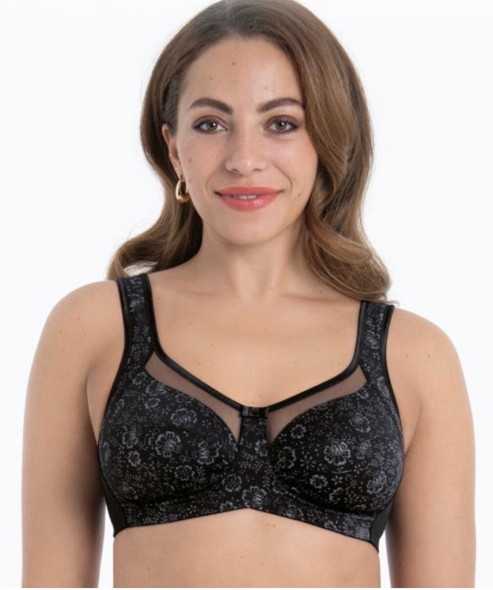 ANITA podprsenka bez kostice CLARA ART  5873 445 farba čierna /antracit