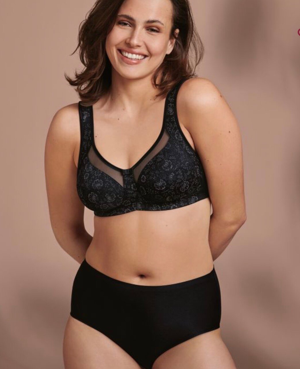 ANITA podprsenka bez kostice CLARA ART  5873 445 farba čierna /antracit