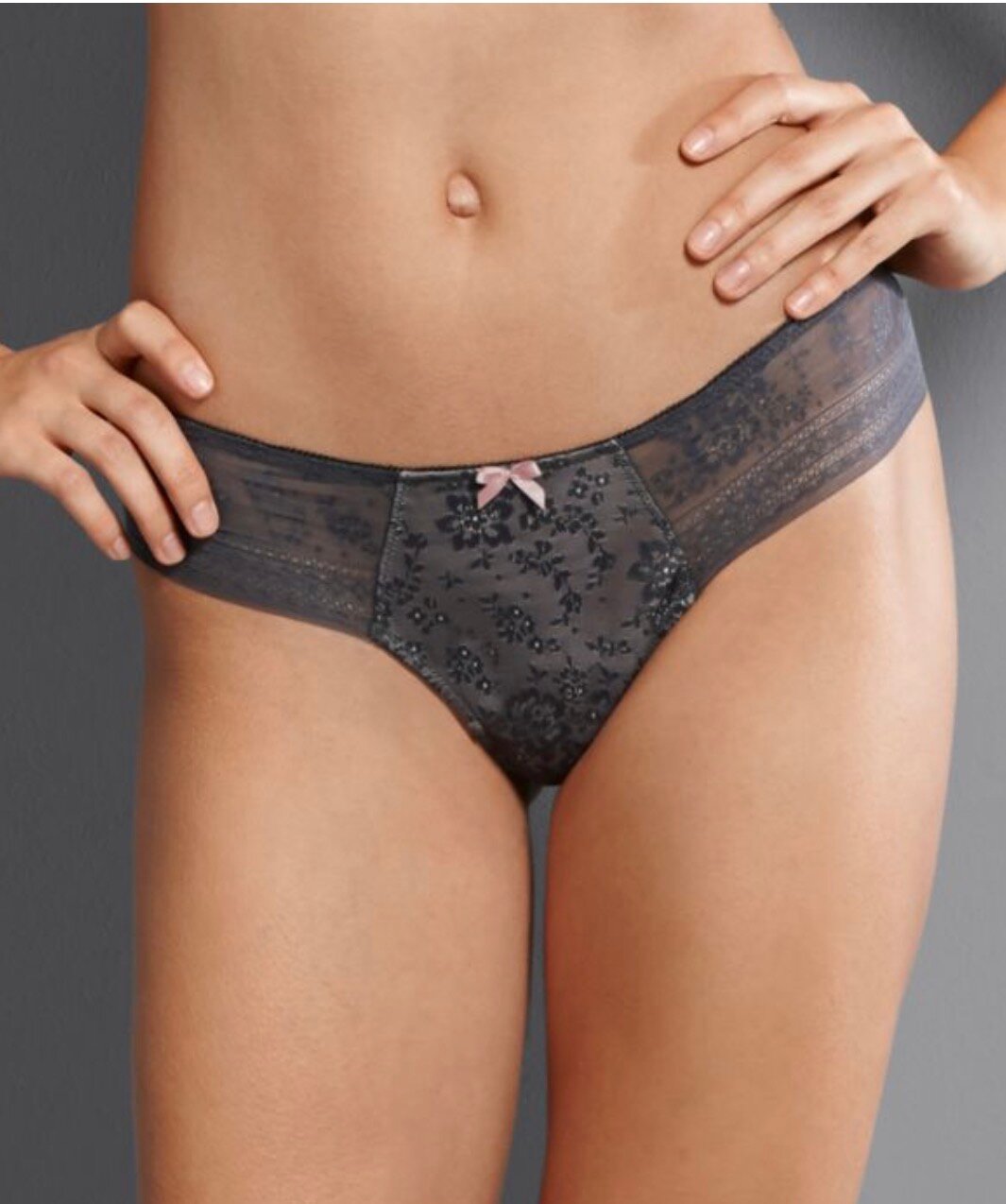 ANITA tanga 1354 408 farba antracitová