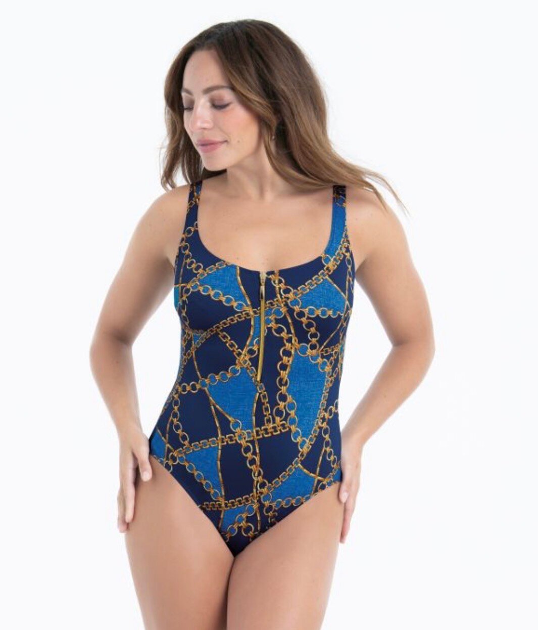 Anita -  jednodielne plavky M6 7785 312 farba modrá