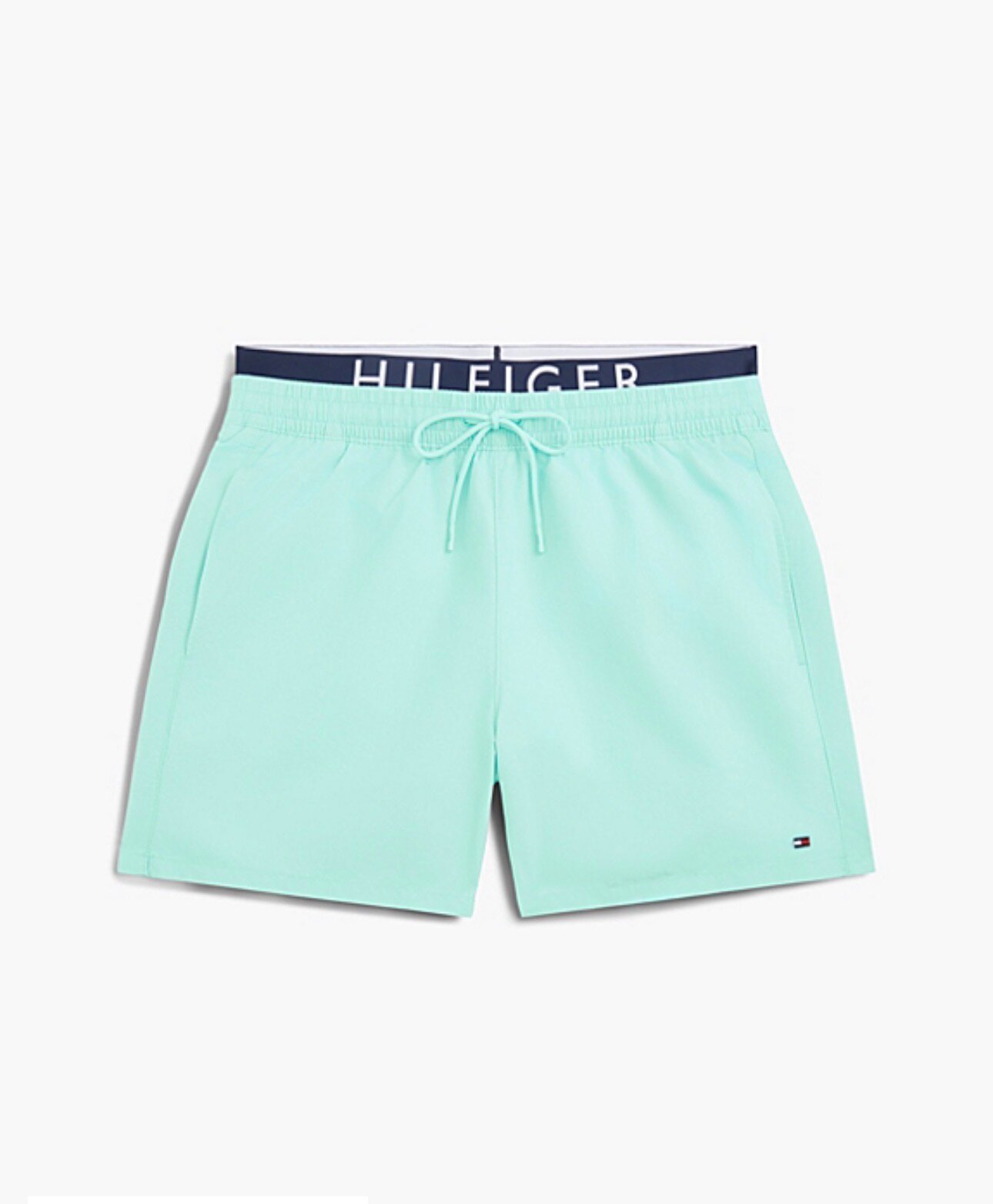 TOMMY HILFIGER -  pánske plavky UMOUM03749 CSR  farba tyrkys