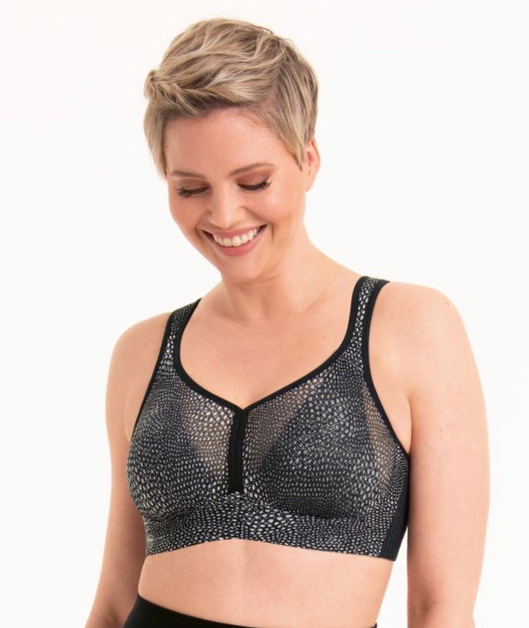 ANITA športová podprsenka 5544 480 farba čiernobiela