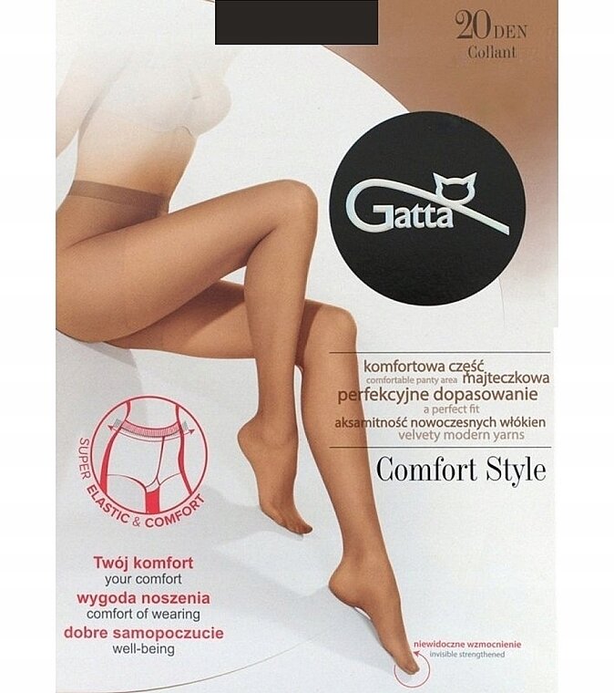 GATTA silonky CONFORT STYLE 20 DEN farba opal
