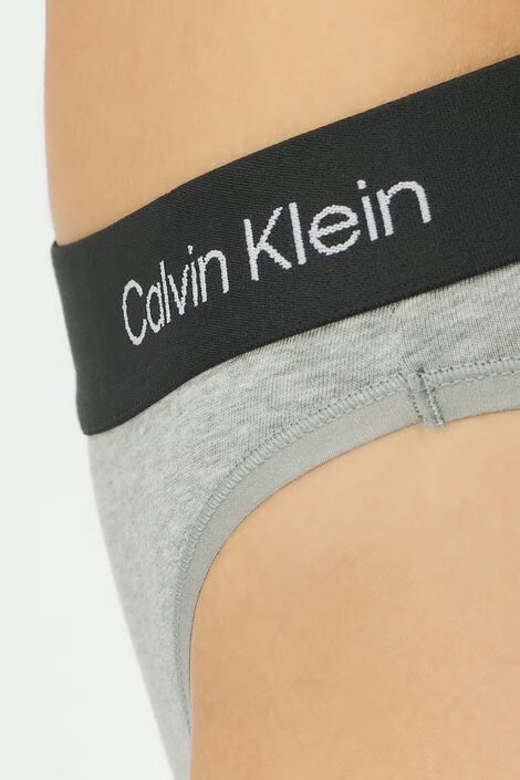 CALVIN KLEIN tanga vysoký sed  QF7223  P7A farba sivá
