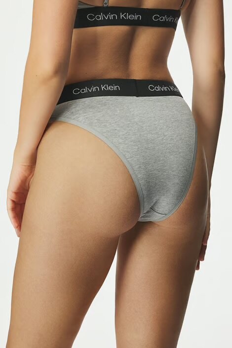 CALVIN KLEIN tanga vysoký sed  QF7223  P7A farba sivá