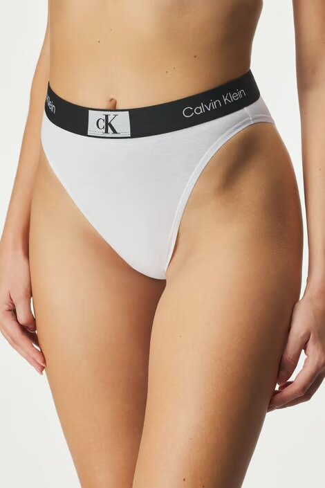 CALVIN KLEIN tanga vysoký sed  QF7223  100 farba biela