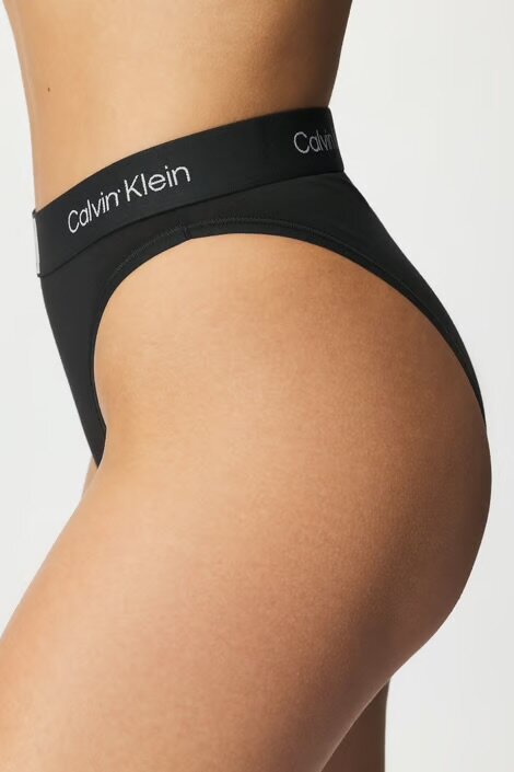 CALVIN KLEIN tanga vysoký sed  QF7223 UB1 farba čierna