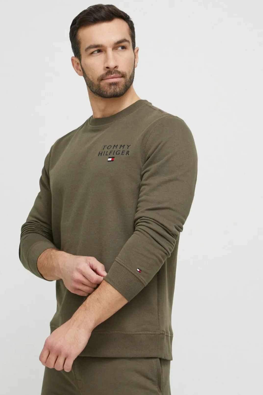 Tommy Hilfiger - mikina UM0UM02878 RBN farba zelená