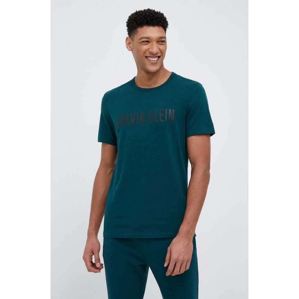 CALVIN KLEIN  pánske tričko  NM1959E 2DK farba zelená