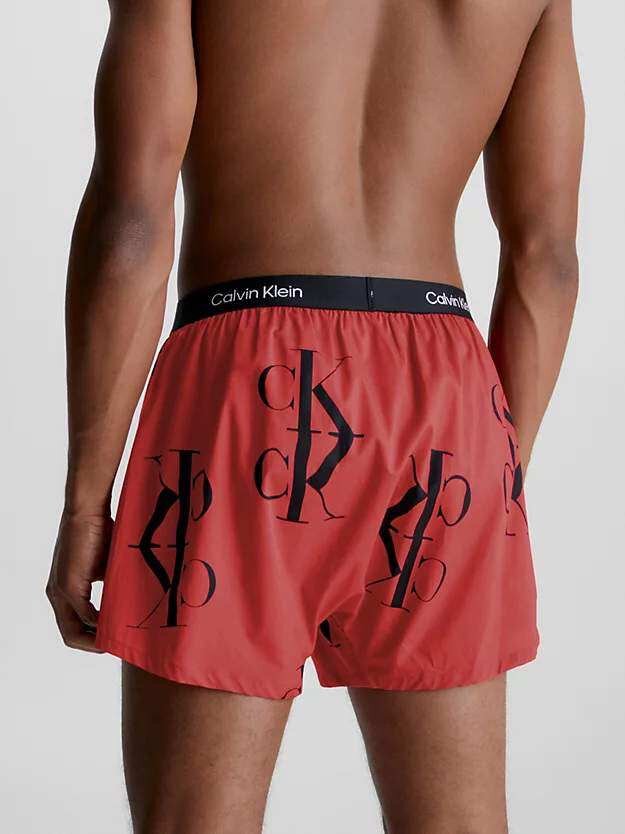 CALVIN KLEIN pánske boxerky NB3411 farba červená