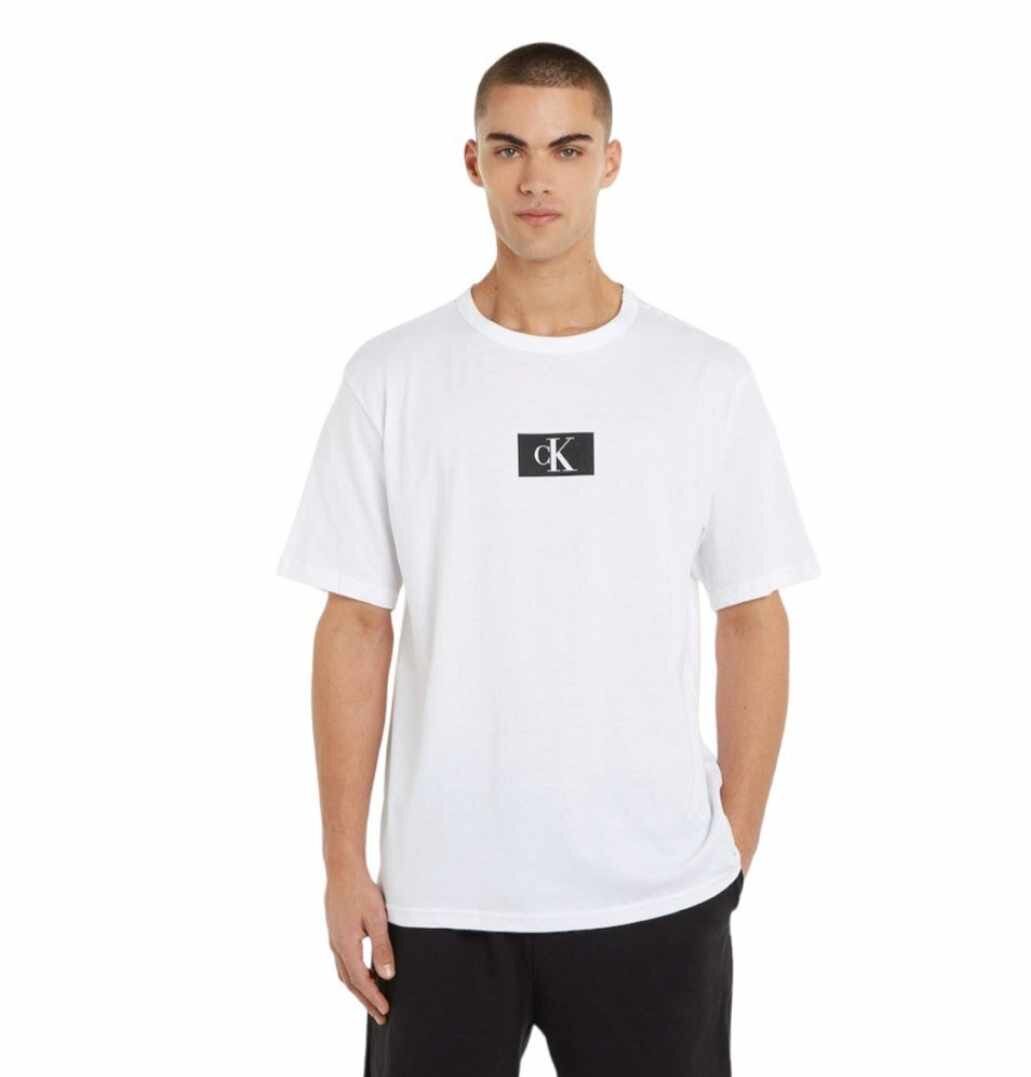 CALVIN KLEIN  pánske tričko NM2399E  100 farba biela