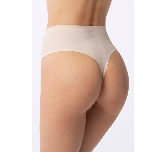 JULIMEX -vysoké bezšvové tanga farba  telová